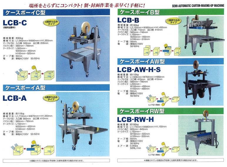 その他製封函機