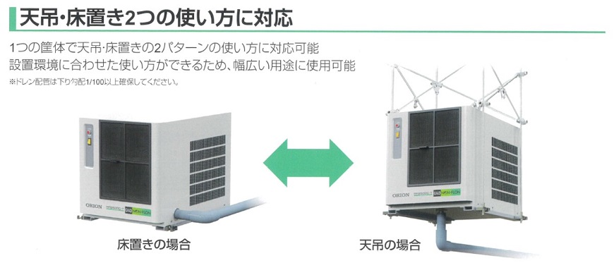 天吊り型除湿機のご紹介 8